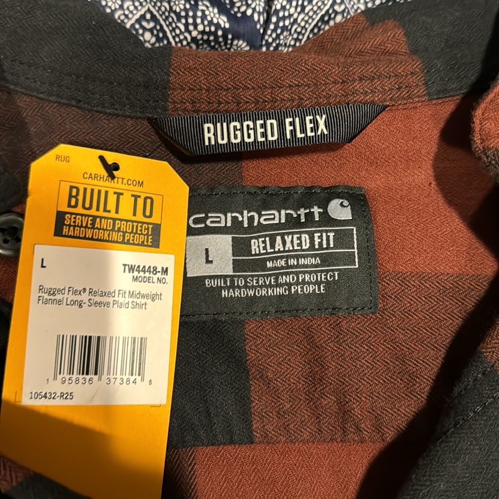 Flannel Button down - Picture 2 of 3